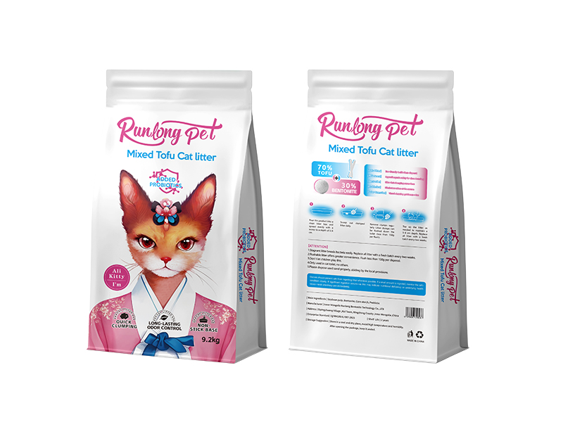 Ali kitty tofu + bentonite mixed cat litter